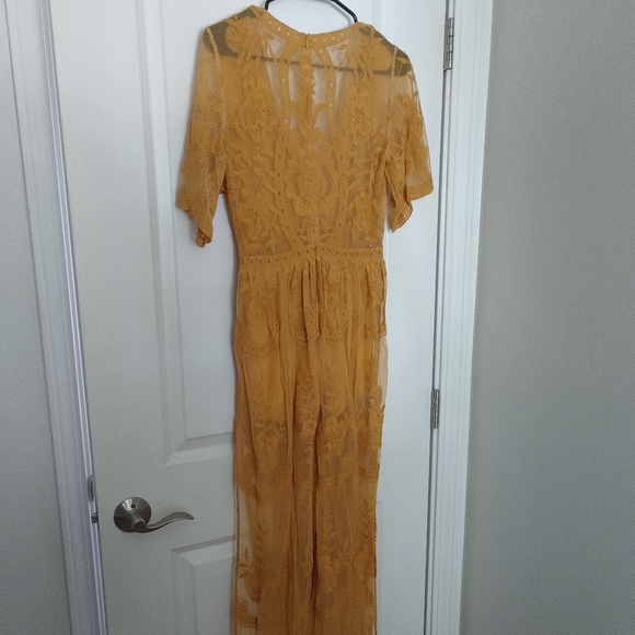 Honeu Punch Lace Dress/Jumpsuit - Picture 3 of 5